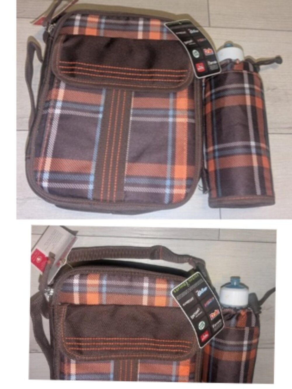 NWT Embark Insulated Lunch Bag With Thermos - Plaid